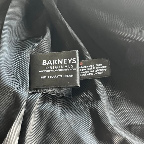 Barney's Originals Clara Moto 100% Leather Jacket Black US 2 / UK 6 - Picture 10 of 12